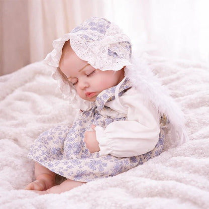 Petit Ange - Poupée bébé reborn endormie (50 cm)