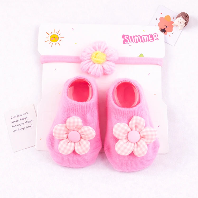 Baby Doll Headband & Socks Set