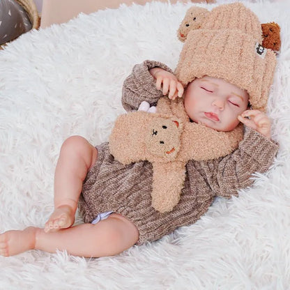Leo - Lifelike Sleeping Reborn Baby Doll (20") by chimidoll