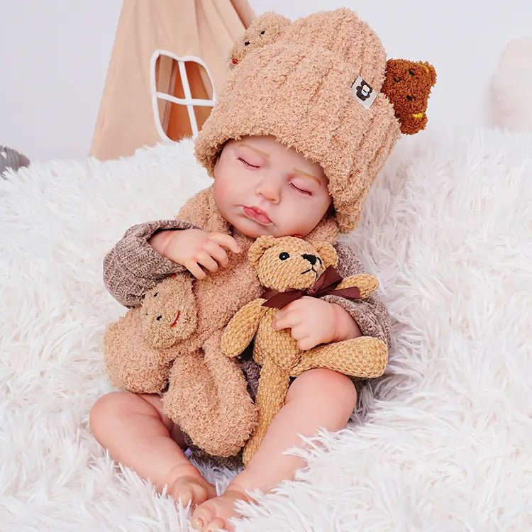 Leo - Lifelike Sleeping Reborn Baby Doll (20") by chimidoll