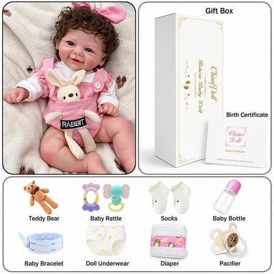 Dottie – Muñeca bebé reborn realista de silicona completa