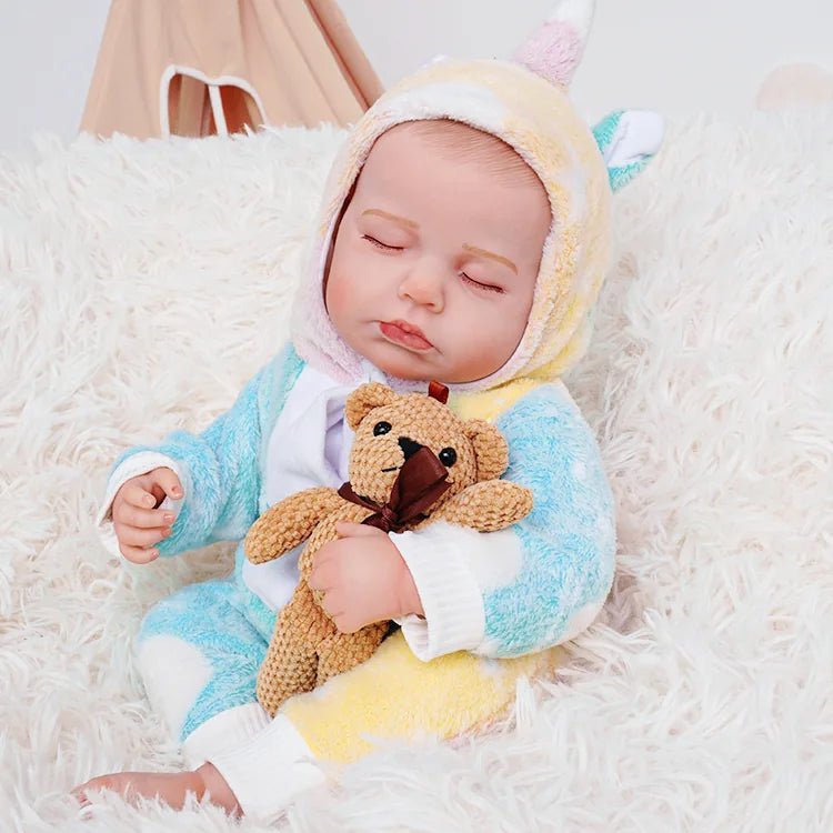 Hollis - Lifelike Sleeping Reborn Baby Doll (20") by chimidoll