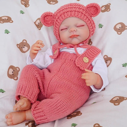 Poppy - Lifelike Sleeping Reborn Baby Doll (20") - Authentic Reborn beautiful reborn baby dolls - chimidoll