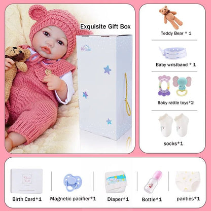 Millie - Lifelike Reborn Baby Doll (20") - Authentic Reborn beautiful reborn baby dolls - chimidoll