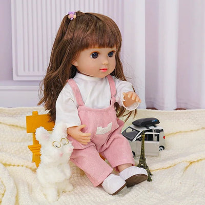 Adorable Fashion Doll - Pink Jumpsuit Ensemble - chimidoll