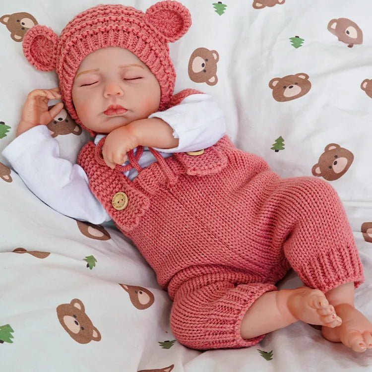 Tessa - Lifelike Sleeping Reborn Baby Doll (20") - Authentic Reborn beautiful reborn baby dolls - chimidoll