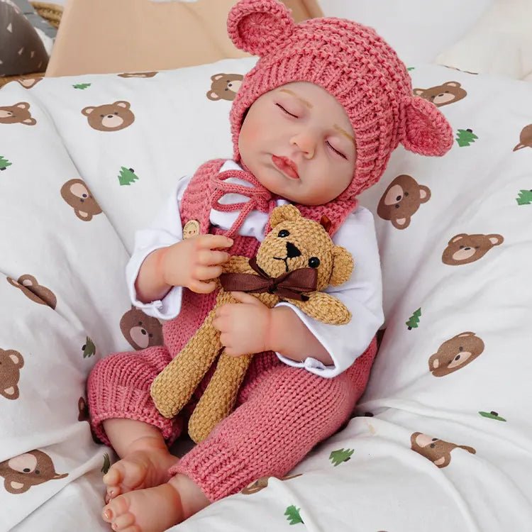 Tessa - Lifelike Sleeping Reborn Baby Doll (20") - Authentic Reborn beautiful reborn baby dolls - chimidoll