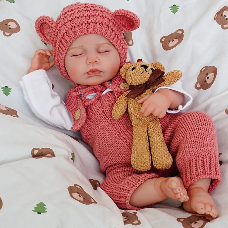 Tessa - Lifelike Sleeping Reborn Baby Doll (20") - Authentic Reborn beautiful reborn baby dolls - chimidoll