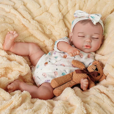 Amelia 18" Lifelike Reborn Baby Doll - chimidoll
