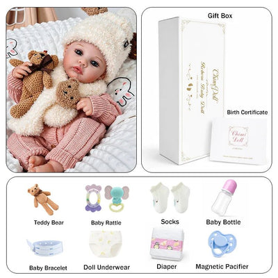 Ava 20" Lifelike Reborn Baby Doll - chimidoll