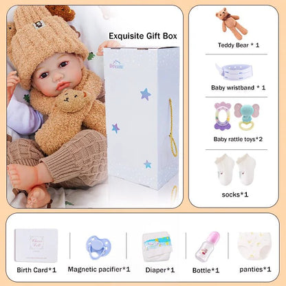 Oliver - Lifelike Reborn Baby Doll (20") - Authentic Reborn beautiful reborn baby dolls - chimidoll