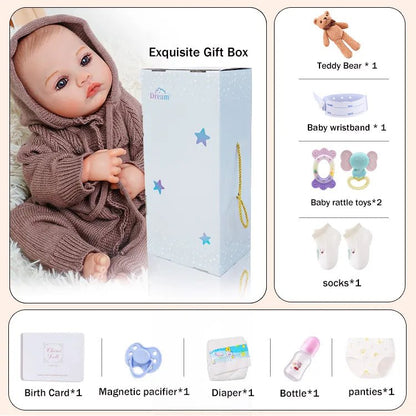 Sam - Lifelike Reborn Baby Doll (20") chimidoll