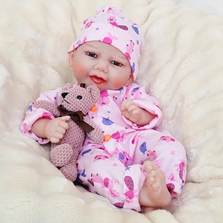 Lucas - Happy Lifelike Reborn Baby Doll (18") - Authentic Reborn beautiful reborn baby dolls - chimidoll