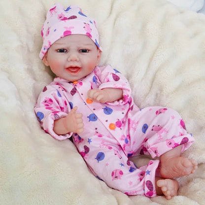 Lucas - Happy Lifelike Reborn Baby Doll (18") - Authentic Reborn beautiful reborn baby dolls - chimidoll