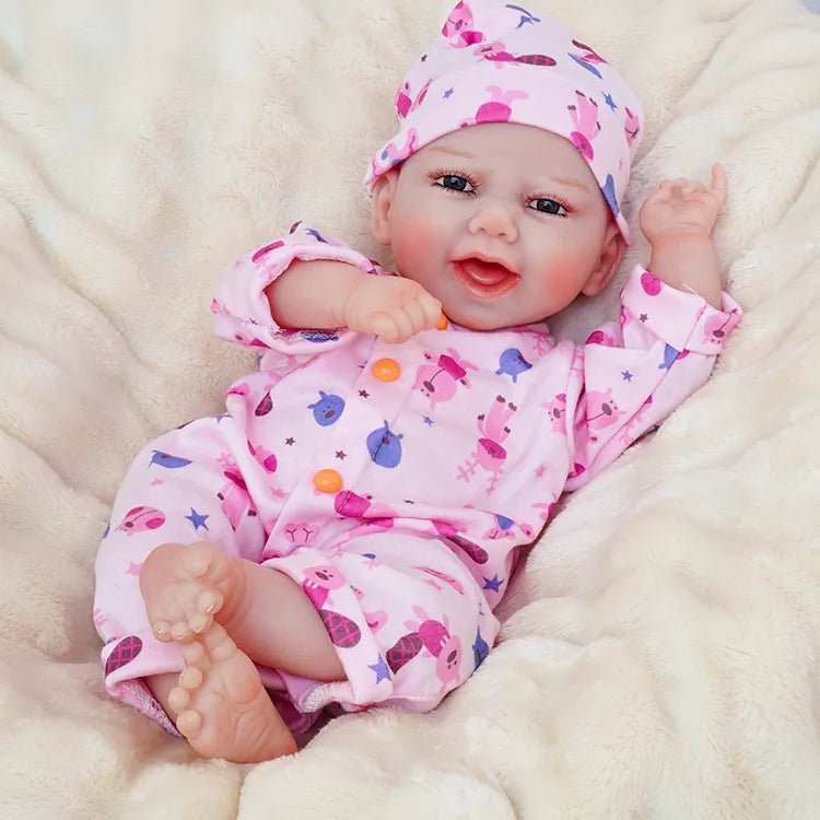 Lucas - Happy Lifelike Reborn Baby Doll (18") - Authentic Reborn beautiful reborn baby dolls - chimidoll