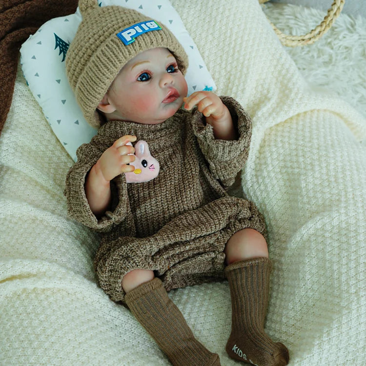 reborn baby doll | baby dolls | realistic baby dolls | baby dolls that look real | handcrafted details | soft vinyl | poseable | weighted body | true-to-life painting