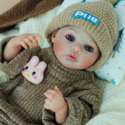 reborn baby doll | baby dolls | realistic baby dolls | baby dolls that look real | handcrafted details | soft vinyl | poseable | weighted body | true-to-life painting