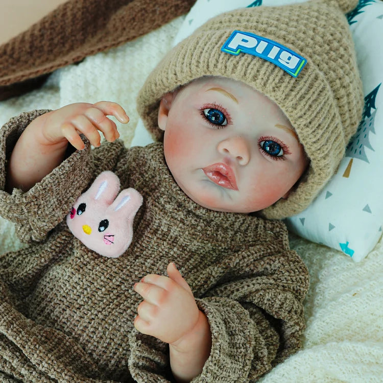 reborn baby doll | baby dolls | realistic baby dolls | baby dolls that look real | handcrafted details | soft vinyl | poseable | weighted body | true-to-life painting