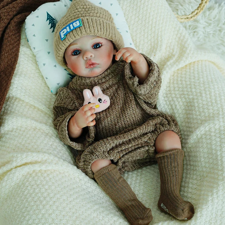 reborn baby doll | baby dolls | realistic baby dolls | baby dolls that look real | handcrafted details | soft vinyl | poseable | weighted body | true-to-life painting