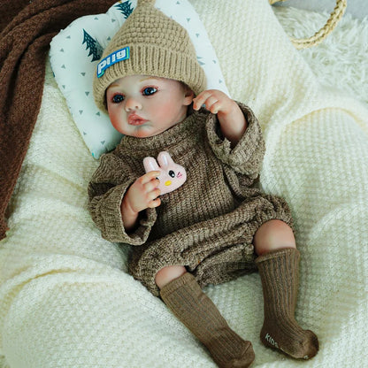 reborn baby doll | baby dolls | realistic baby dolls | baby dolls that look real | handcrafted details | soft vinyl | poseable | weighted body | true-to-life painting