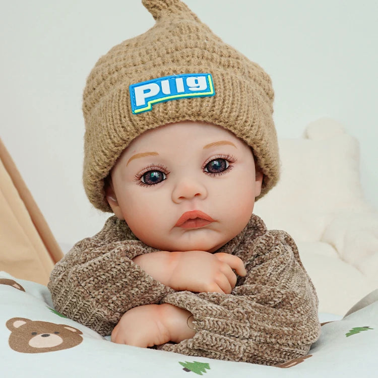 reborn baby doll | baby dolls | realistic baby dolls | baby dolls that look real | handcrafted details | soft vinyl | poseable | weighted body | true-to-life painting