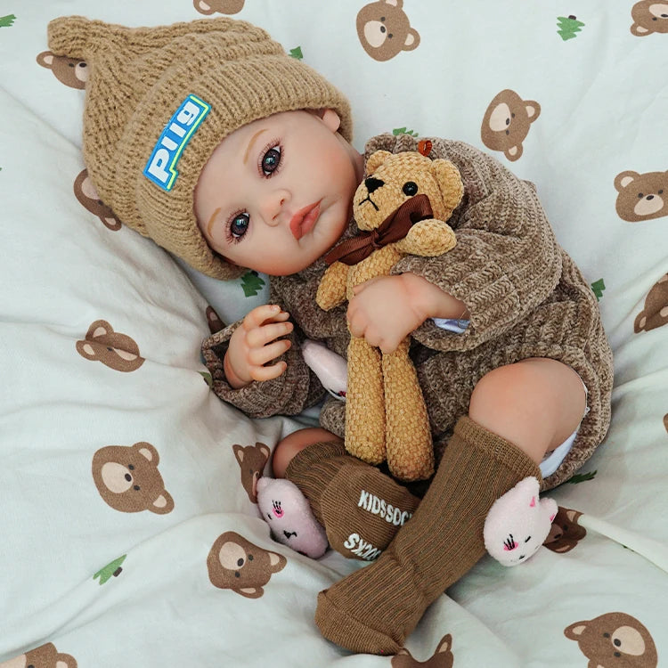 reborn baby doll | baby dolls | realistic baby dolls | baby dolls that look real | handcrafted details | soft vinyl | poseable | weighted body | true-to-life painting