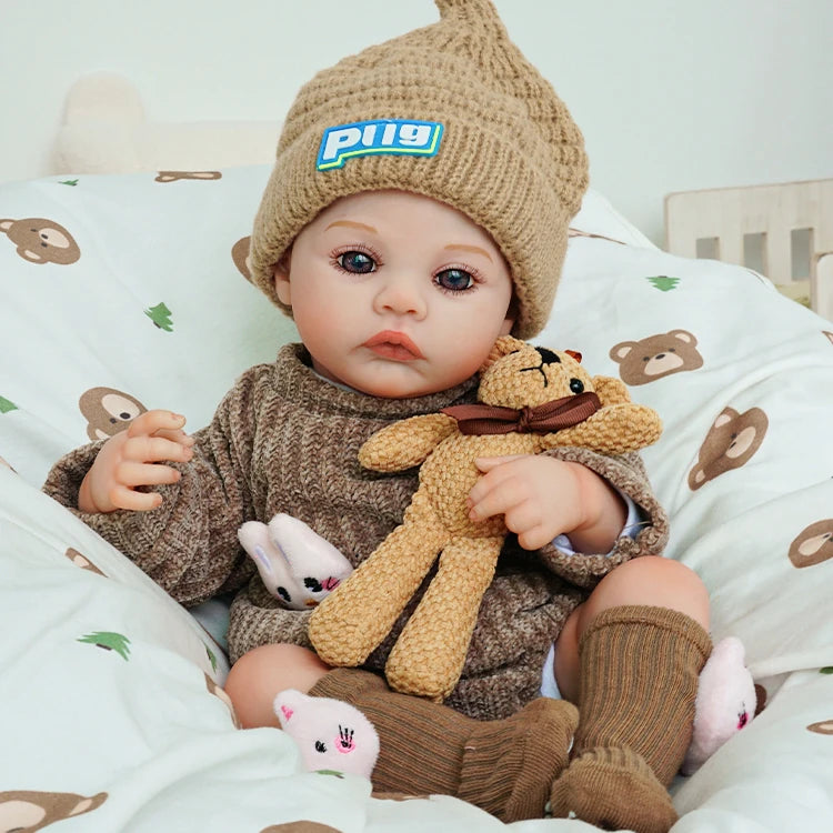 reborn baby doll | baby dolls | realistic baby dolls | baby dolls that look real | handcrafted details | soft vinyl | poseable | weighted body | true-to-life painting