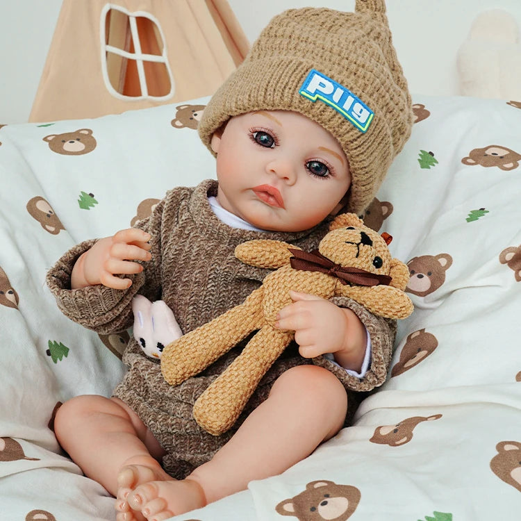 reborn baby doll | baby dolls | realistic baby dolls | baby dolls that look real | handcrafted details | soft vinyl | poseable | weighted body | true-to-life painting