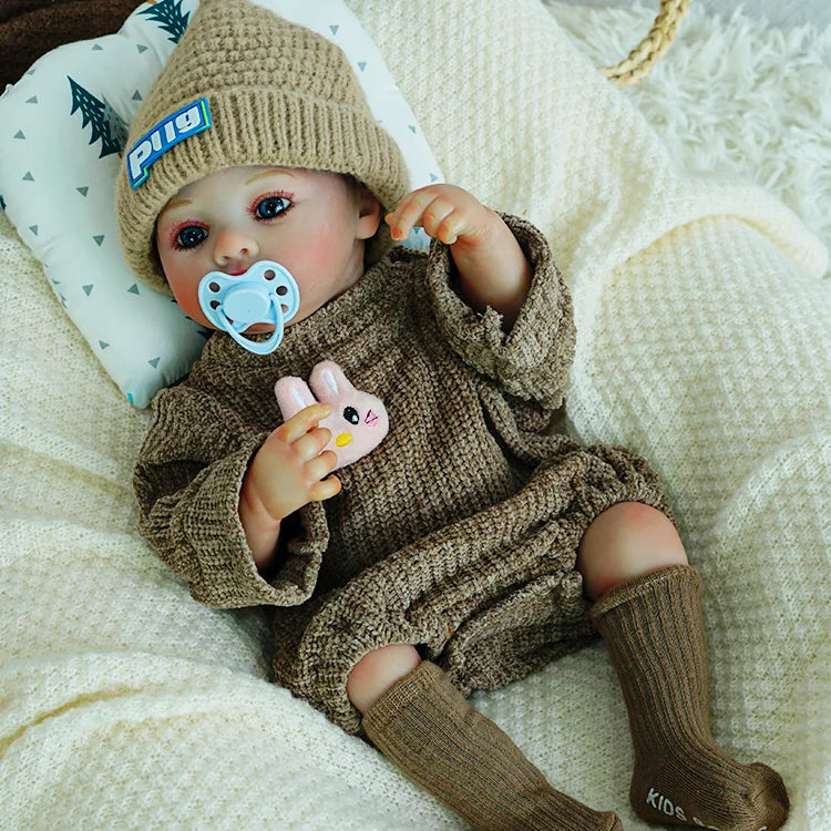 reborn baby doll | baby dolls | realistic baby dolls | baby dolls that look real | handcrafted details | soft vinyl | poseable | weighted body | true-to-life painting