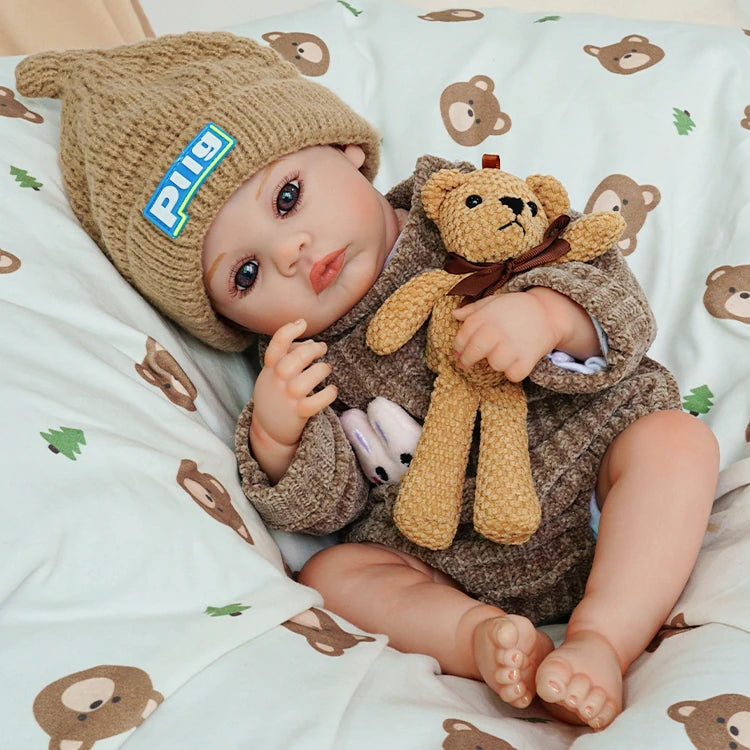 reborn baby doll | baby dolls | realistic baby dolls | baby dolls that look real | handcrafted details | soft vinyl | poseable | weighted body | true-to-life painting