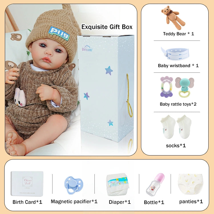 reborn baby doll | baby dolls | realistic baby dolls | baby dolls that look real | handcrafted details | soft vinyl | poseable | weighted body | true-to-life painting