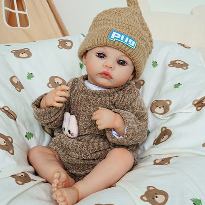 reborn baby doll | baby dolls | realistic baby dolls | baby dolls that look real | handcrafted details | soft vinyl | poseable | weighted body | true-to-life painting