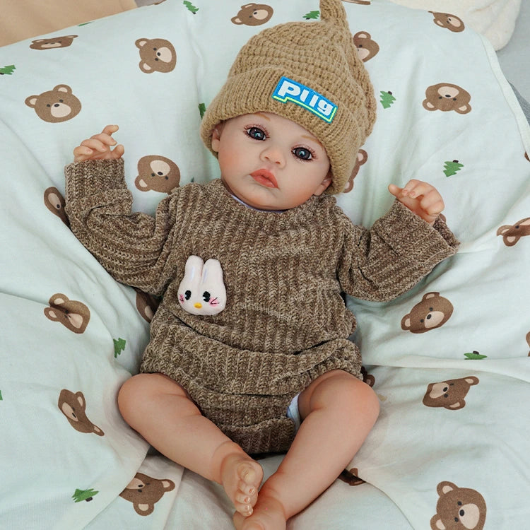 reborn baby doll | baby dolls | realistic baby dolls | baby dolls that look real | handcrafted details | soft vinyl | poseable | weighted body | true-to-life painting