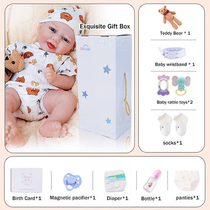 Ethan – Happy Lifelike Reborn Baby Doll (18") chimidoll