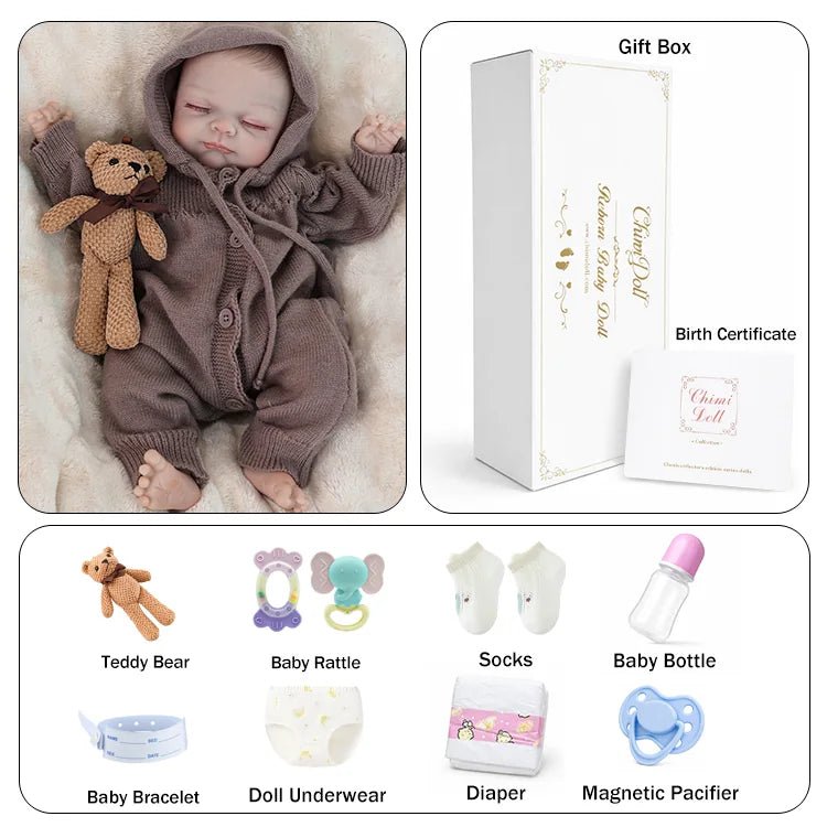Bella 18" Lifelike Reborn Baby Doll - chimidoll