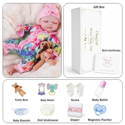 Bella - Lifelike Sleeping Reborn Baby Doll (18") - chimidoll