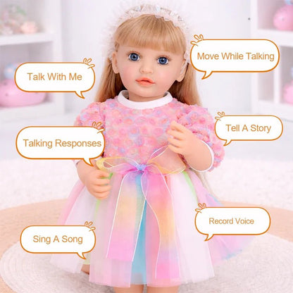 Briony Interactive Talking Toddler Doll – 22 Inch - chimidoll