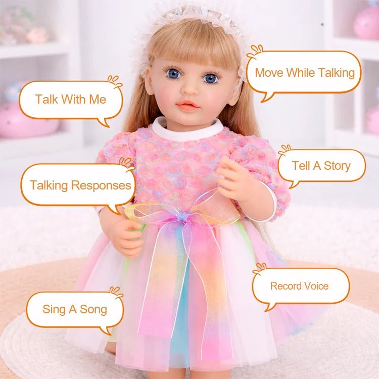 Briony Interactive Talking Toddler Doll – 22 Inch - chimidoll