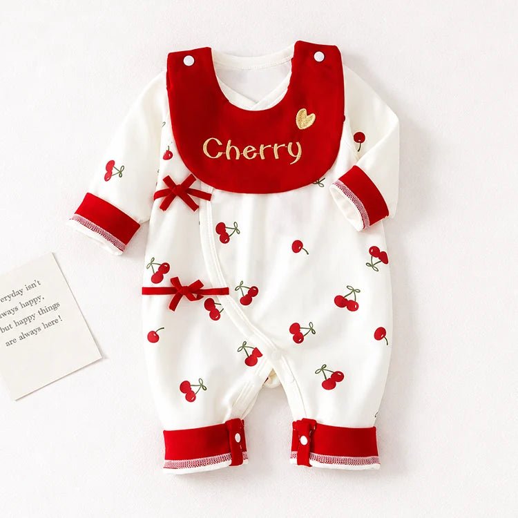Cherry Print Romper - chimidoll