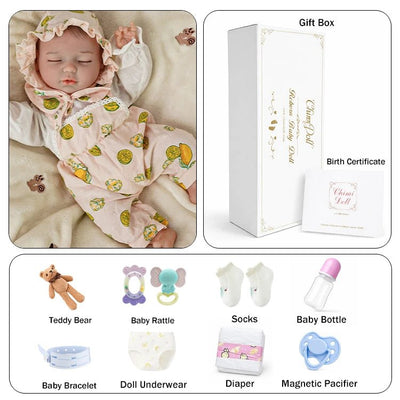 Clementine 18" Lifelike Reborn Baby Doll - chimidoll