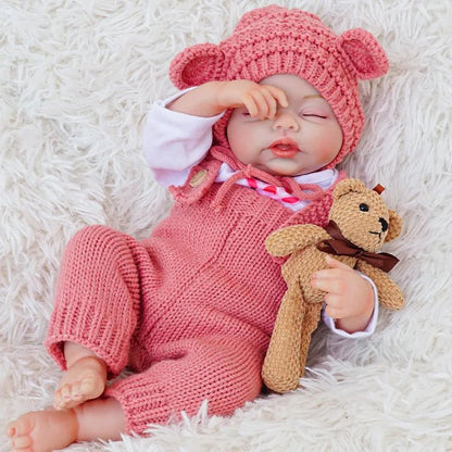 Hazel - Lifelike Sleeping Reborn Baby Doll (20") - Authentic Reborn beautiful reborn baby dolls - chimidoll