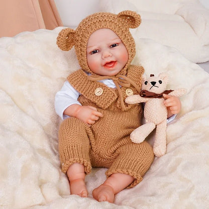 Emery - Happy Lifelike Reborn Baby Doll (20") | Authentic Reborn beautiful reborn baby dolls | chimidoll