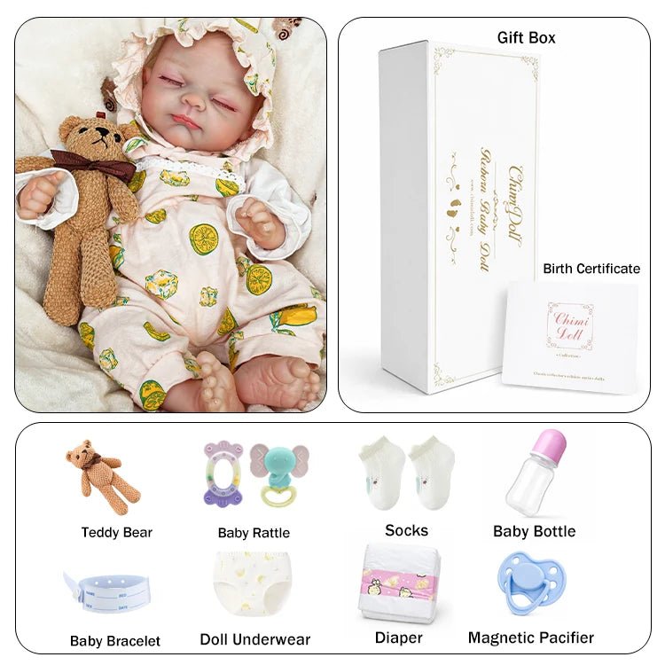 Daisy 18" Lifelike Reborn Baby Doll - chimidoll