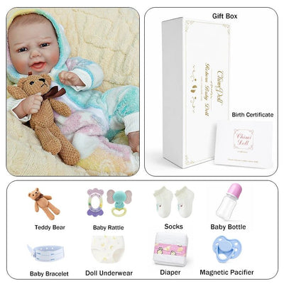 Dakota 18" Lifelike Reborn Baby Doll - chimidoll