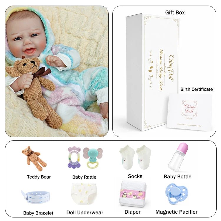 Dakota 18" Lifelike Reborn Baby Doll - chimidoll