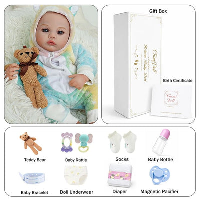 Drew 20" Lifelike Reborn Baby Doll - chimidoll