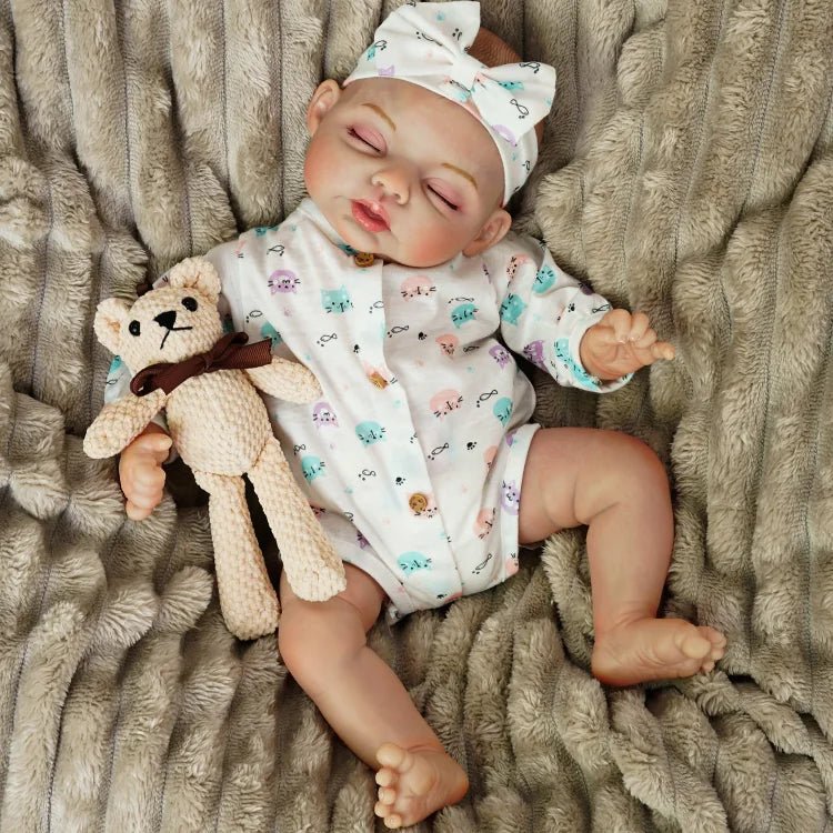 Eleanor 18" Lifelike Reborn Baby Doll - chimidoll