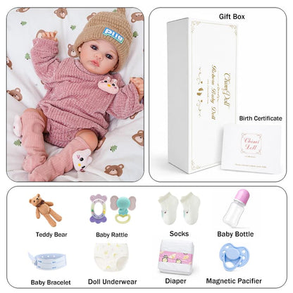 Ella - Lifelike Reborn Baby Doll (20") - chimidoll