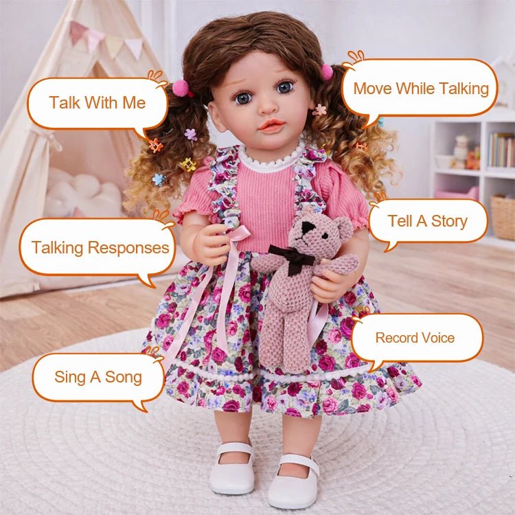 Elowen 22" Interactive Talking Toddler Doll - chimidoll