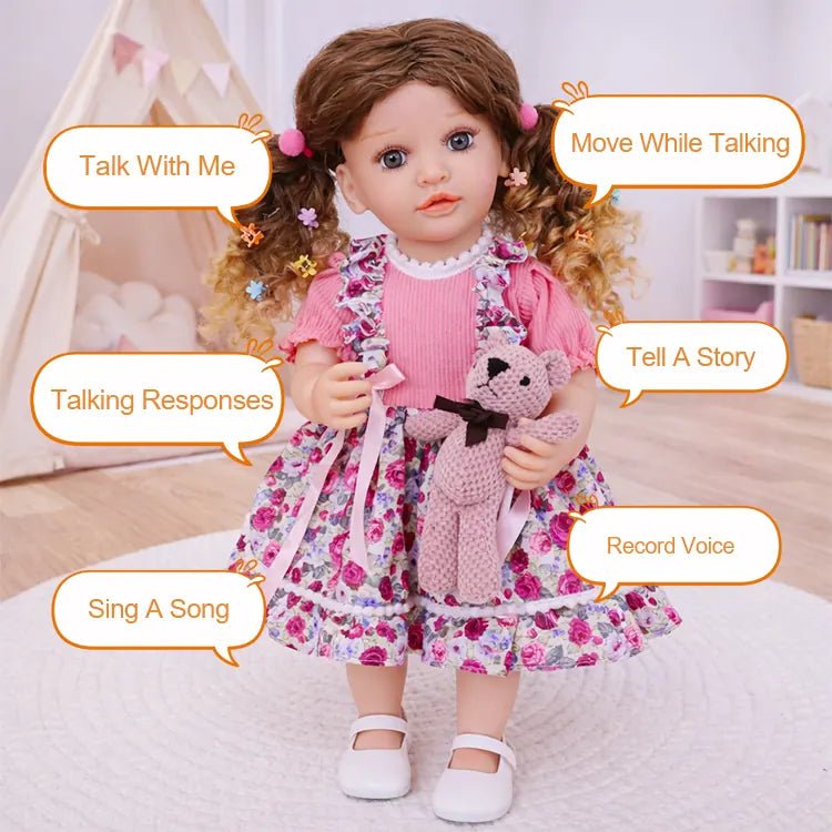Elowen Interactive Talking Toddler Doll – 22 Inch - chimidoll